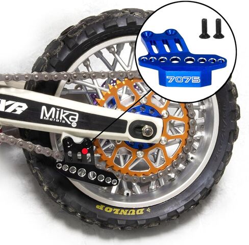 XSYGO Upgrades Aluminum 7075 Chain Guard Protector for LOSI 1/4 Promoto-MX Motorcycle RTR LOS06000 LOS06002 (Blue) in Kuwait