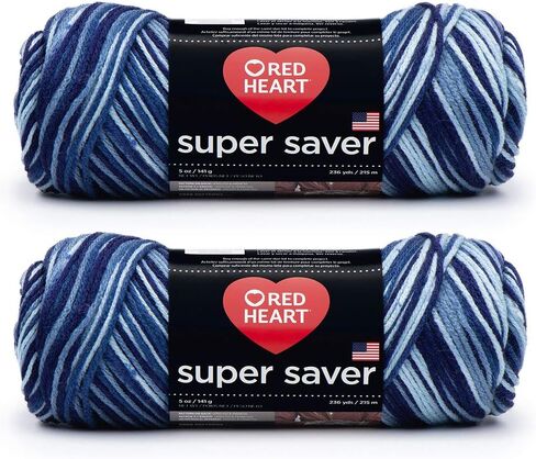 Bulk Buy: Red Heart Super Saver (2-Pack) (Shaded Dusk, 5 oz Each Skein) in Saudi Arabia