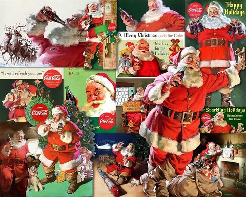 Springbok Coca-Cola Sparkling Holidays - 500 Piece Jigsaw Puzzle for Adults - Made in USA in Saudi Arabia