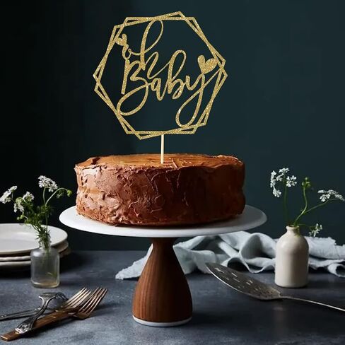 Oh baby cake topper,Boy or Girl Cake Topper,Oh Baby Shower Cake topper,Gender Reveal Baby Shower Party Decorations, Oh baby Gender Reveal Baby Shower Party Decorations. in Kuwait