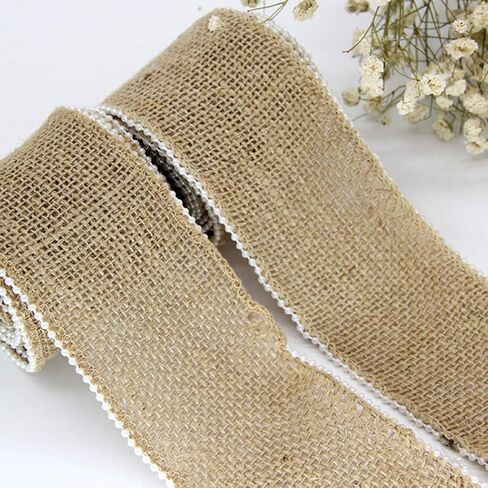 Burlap with Pearl - Beautiful Pearl is Perfect for a Myriad of Hand DIY Craft Projects. Wedding Burlap in Saudi Arabia