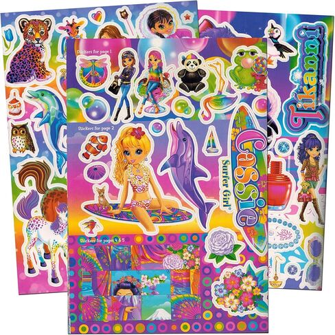 Lisa Frank Coloring & Activity Book with Stickers ~ Over 500 Stickers! in Kuwait