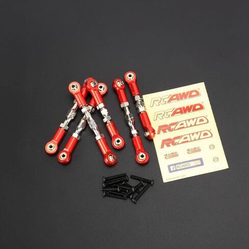 RCAWD Turnbuckles for Big Rock V3 3S & Typhon V3 3S & Typhon V3 MEGA 550 Linkages Upgrades, Tie Rods Set Toe Link for ARRMA 1/10 1/8 Parts #ARA330766 in Saudi Arabia