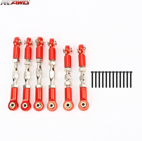 RCAWD Turnbuckles for Big Rock V3 3S & Typhon V3 3S & Typhon V3 MEGA 550 Linkages Upgrades, Tie Rods Set Toe Link for ARRMA 1/10 1/8 Parts #ARA330766 in Saudi Arabia