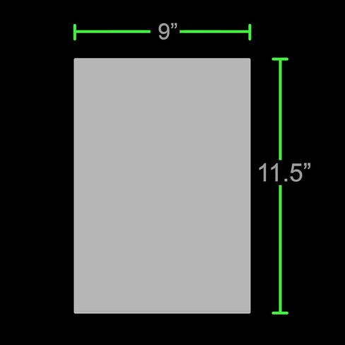 Apache Laminating Pouches 10 mil, for 8.5 x 11 inch Letter Size Paper 9 x 11.5 inch Sheets, 100 Pack in Saudi Arabia