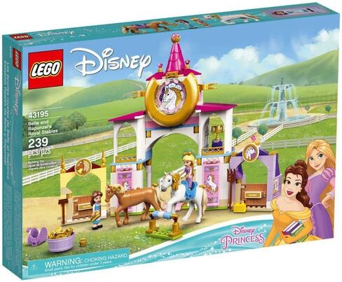 LEGO Disney Belle and Rapunzel’s Royal Stables 43195 Building Kit; Great for Inspiring Imaginative, Creative Play (239 Pieces) in Saudi Arabia