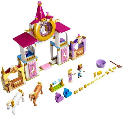 LEGO Disney Belle and Rapunzel’s Royal Stables 43195 Building Kit; Great for Inspiring Imaginative, Creative Play (239 Pieces) in Saudi Arabia
