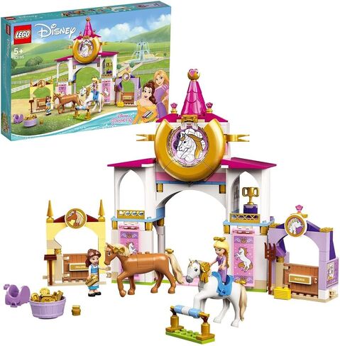 LEGO Disney Belle and Rapunzel’s Royal Stables 43195 Building Kit; Great for Inspiring Imaginative, Creative Play (239 Pieces) in Saudi Arabia