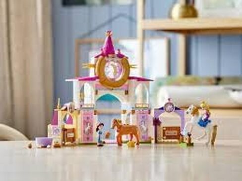 LEGO Disney Belle and Rapunzel’s Royal Stables 43195 Building Kit; Great for Inspiring Imaginative, Creative Play (239 Pieces) in Saudi Arabia