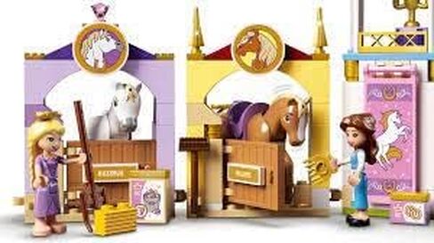 LEGO Disney Belle and Rapunzel’s Royal Stables 43195 Building Kit; Great for Inspiring Imaginative, Creative Play (239 Pieces) in Saudi Arabia