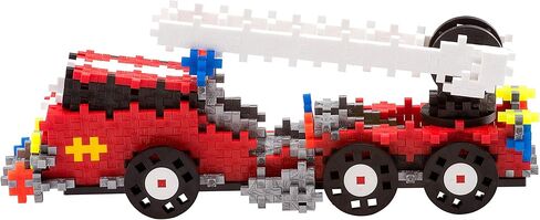 بلس - انطلق! شاحنة رجال الإطفاء - 360 قطعة - نموذج سيارة بناء ساذع/لعبة بخار، مكعبات لغز صغيرة متشابكة للأطفال in Kuwait