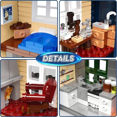 EDUCIRO Toys Building Blocks Set with Sherlock Holmes Book City, Great Gift Building Toys for Girls and Boys Age 8-14, Compatible with Lego Sets(680 Pieces) in Saudi Arabia