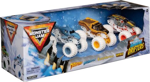 MONSTER JAM - Pack of 4 1:64 Die Cast Vehicles - 4 Authentic Monster Trucks Official Show Monster Jam Vehicles to Collect Scale 1:64 - Children's Toy 3 Years and Above in Saudi Arabia