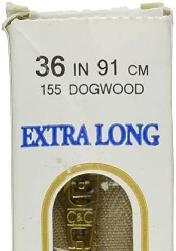 Coats & Clark Inc. Coats & Clark F2836-155 Extra Long Metal Zipper 36-Inch, 36", Dogwood in Saudi Arabia