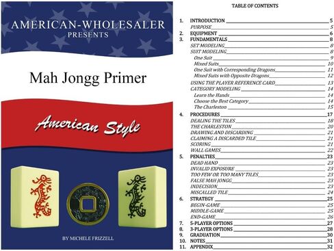 American Mah Jongg Set - 166 Premium White Tiles, 4 All-in-One Rack/Pushers, Blue Canvas Bag in Saudi Arabia