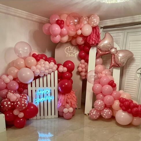 Rose Gold Balloon Arch Kit Rose Gold Balloons Rose Gold Balloon Garland Kit Rose Gold Party Decorations,Rose Gold Decorations for Birthday Wedding in Saudi Arabia