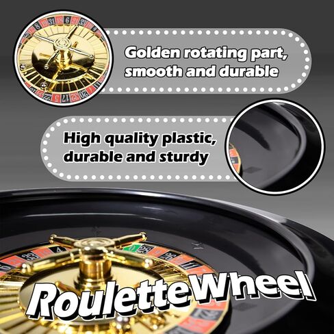 عجلة روليت مقاس 10 بوصات، من طراز الروليت الأمريكي، من أجل ليلة اللعب in Kuwait