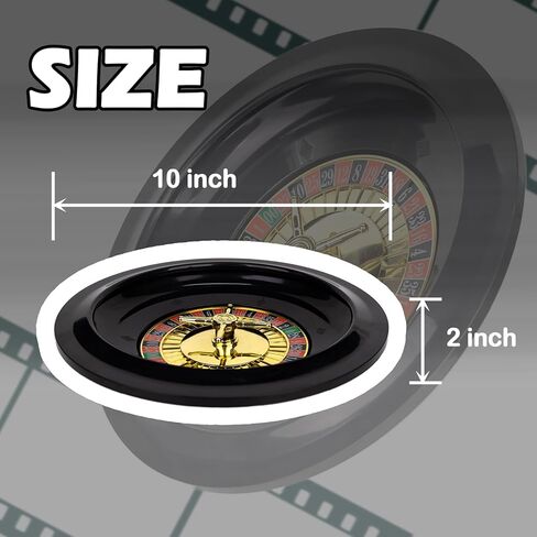 عجلة روليت مقاس 10 بوصات، من طراز الروليت الأمريكي، من أجل ليلة اللعب in Kuwait