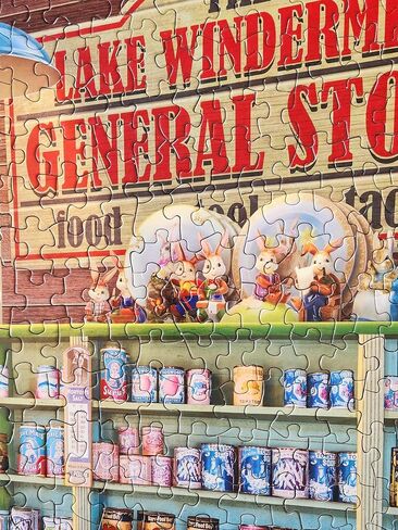 Springbok's 1000 Piece Jigsaw Puzzle Lake Windermere General Store - Made in USA in Saudi Arabia