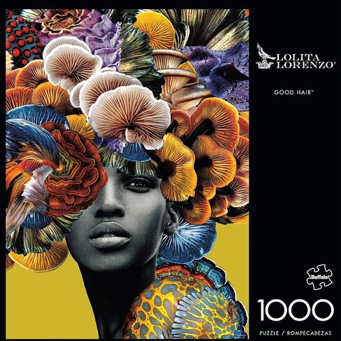 Buffalo Games - Good Hair - 1000 Piece Jigsaw Puzzle for Adults Challenging Puzzle Perfect for Game Nights - 1000 Piece Finished Size is 26.75 x 19.75 in Saudi Arabia