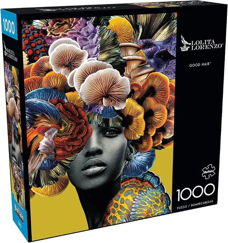 Buffalo Games - Good Hair - 1000 Piece Jigsaw Puzzle for Adults Challenging Puzzle Perfect for Game Nights - 1000 Piece Finished Size is 26.75 x 19.75 in Saudi Arabia