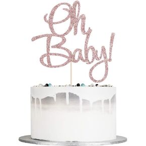 غلاف كعكة أوبيبي من أوتيبي - جليتر ذهبي وردي لحفلات استقبال المولود أو البنات in Kuwait