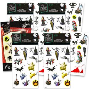 حزمة لوازم الحفلات ملصقات وشوم مؤقتة نايتمير بيفور كريسماس in Kuwait