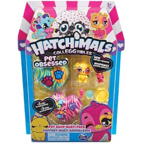 HATCHIMALS COLLEGGTIBLES - Pet Obsessed - Pet Shop Multi Pack New Hatchy Hearts! STYLES VARY