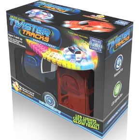 Mindscope Twister Tracks Neon Glow in The Dark Add On Emergency Car Series Set of 2 (Police Car and Fire Truck) in Kuwait