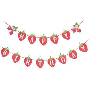 SUNBEAUTY Fairy Garden Birthday Banner Butterfly Mushroom Floral Party Decor for Girls Baby Shower, First Birthday, Summer Fall Theme Celebration, Outdoor Indoor Fairy Tale Decorations