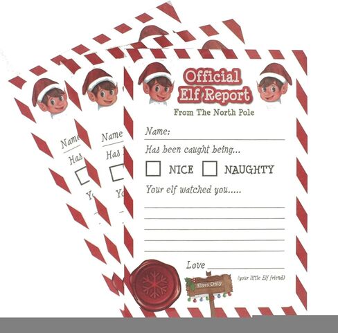 Elves Behavin' Badly Christmas Elf Corner Reports- Pack of 25 in Kuwait
