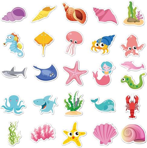 50PCS Axolotl Stickers for Kids, Water Bottles Stickers Vinyl for Girls Phone/Laptop/Luggage in Kuwait
