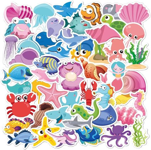 50PCS Axolotl Stickers for Kids, Water Bottles Stickers Vinyl for Girls Phone/Laptop/Luggage in Kuwait