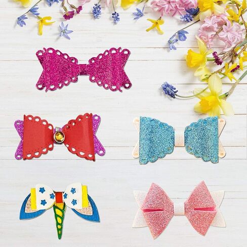 قطع معدنية مقوسة من المعدن من OOTSR ، استنسل قطع القالب، أداة نقش لعمل فيونكة الشعر سجل القصاصات صناعة يدوية وتغليف الهدايا in Kuwait