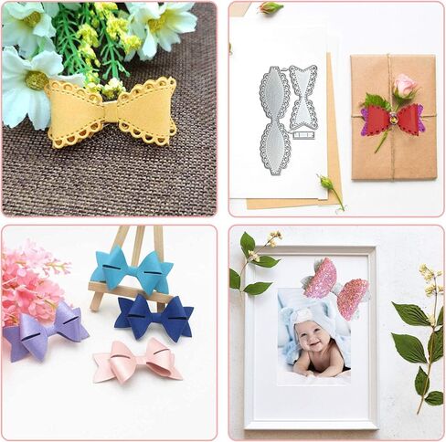 قطع معدنية مقوسة من المعدن من OOTSR ، استنسل قطع القالب، أداة نقش لعمل فيونكة الشعر سجل القصاصات صناعة يدوية وتغليف الهدايا in Kuwait