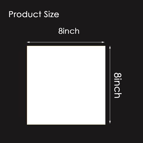 15 قطعة من ورق الاستنسل من المايلار فارغ من بايسدي، 10 مل 20 سم × 20 سم in Kuwait