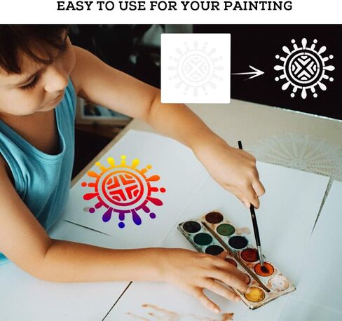 15 قطعة من ورق الاستنسل من المايلار فارغ من بايسدي، 10 مل 20 سم × 20 سم in Kuwait