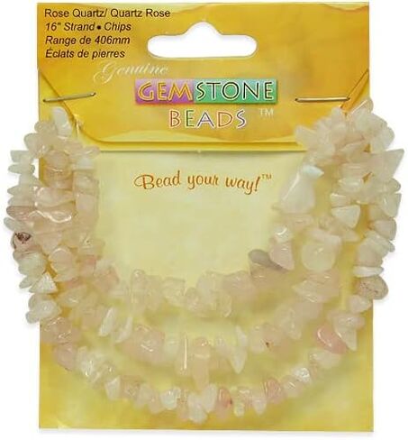 Expo International BD51327 Beads, Rose Quartz Small in Saudi Arabia
