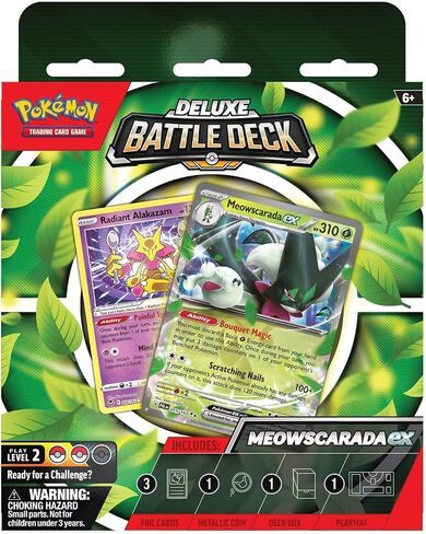 بوكيمون تي سي جي: Meowscarada/Quaquaval ex Deluxe Battle Deck in Saudi Arabia