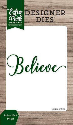 Echo Park Paper Company Believe Word Die Set in Saudi Arabia