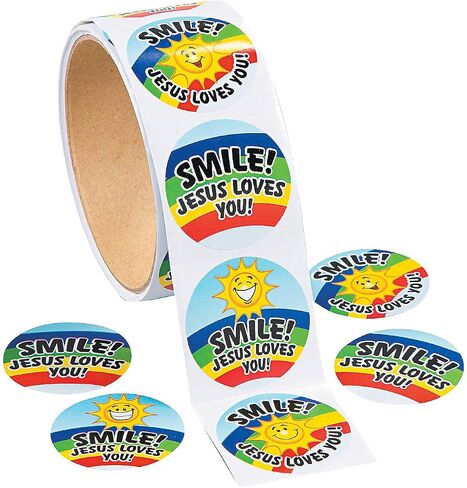 بكرة ملصق "Smile Jesus Loves You" in Saudi Arabia