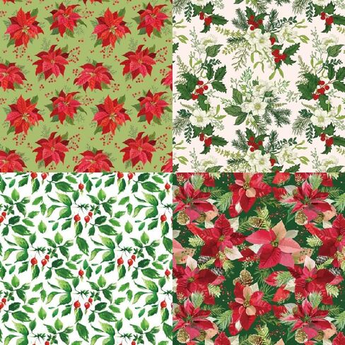 PUIKSXER 24 Sheets Christmas Theme Scrapbook Paper, Single -sided Pattern 6 Inches Vintage Journaling Decorative Craft Paper, DIY Photo Album Card Making Background in Kuwait
