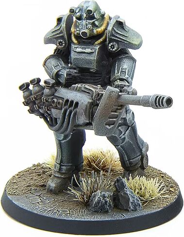 Modiphius Entertainment Ltd Fallout Wasteland Warfare: Brotherhood of Steel - Heavy Armor (T45) - 3 Miniatures, 32mm Unpainted Figures in Saudi Arabia
