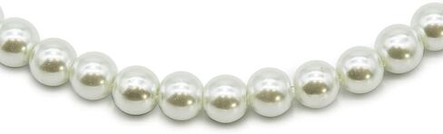 Expo International 8mm Natural Glass Pearl Beads on 30-Inch Strand Tulle in Saudi Arabia