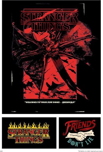 Netflix Stranger Things: Season 4 Device Decals with Foil (23-Pack) in Kuwait