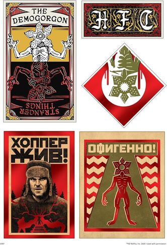 Netflix Stranger Things: Season 4 Device Decals with Foil (23-Pack) in Kuwait