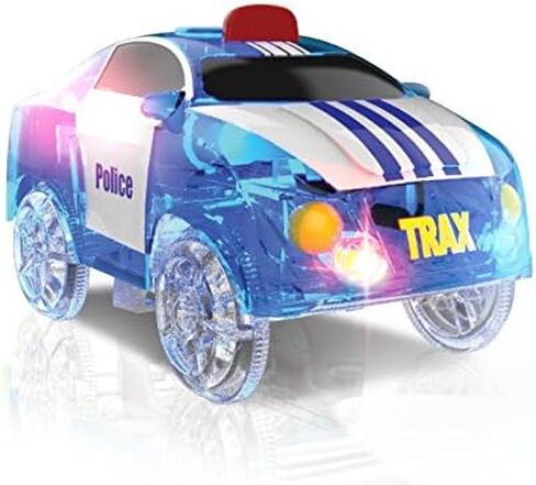 Mindscope Twister Tracks Neon Glow in The Dark Add On Emergency Car Series Set of 2 (Police Car and Fire Truck) in Kuwait