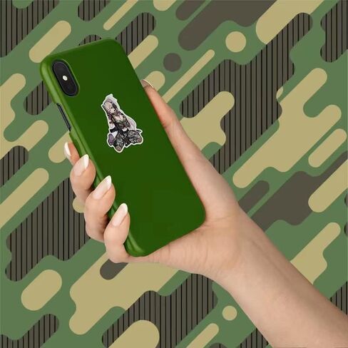 Sureema 100 PCS Camouflage Stickers,Army Stickers,Cool Trendy Aesthetic Military Stickers,Vinyl Waterproof Stickers for car, Motorcycle, Bike, Portable, ipad and Luggage in Kuwait