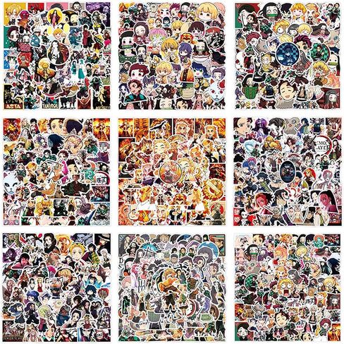 Educatgame 350 قطعة من ملصقات الرسوم المتحركة اللطيفة لزجاجات المياه، ملصقات الرسوم المتحركة Kawaii للأطفال والمراهقين والبنات من الفينيل ملصق مقاوم للماء مناسب للهاتف المحمول والكمبيوتر وزجاجة المياه وحقيبة السيارة وما إلى ذلك in Kuwait