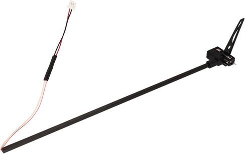 TREETDOBV Helicopter Tail Rod, Replacement Aluminum Alloy RC Helicopter Tail Motor Set, Black Durable RC Helicopter Tail Rod for XK K127.0014 WLtoys V977, XK K110, XK K110S RC Helicopter in Saudi Arabia